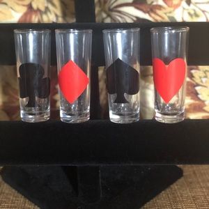 Playing Cards 2Oz Shotglass set ‼️
